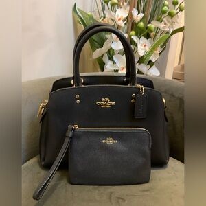 Coach Mini Lillie Carryall Bag with matching Wristlet